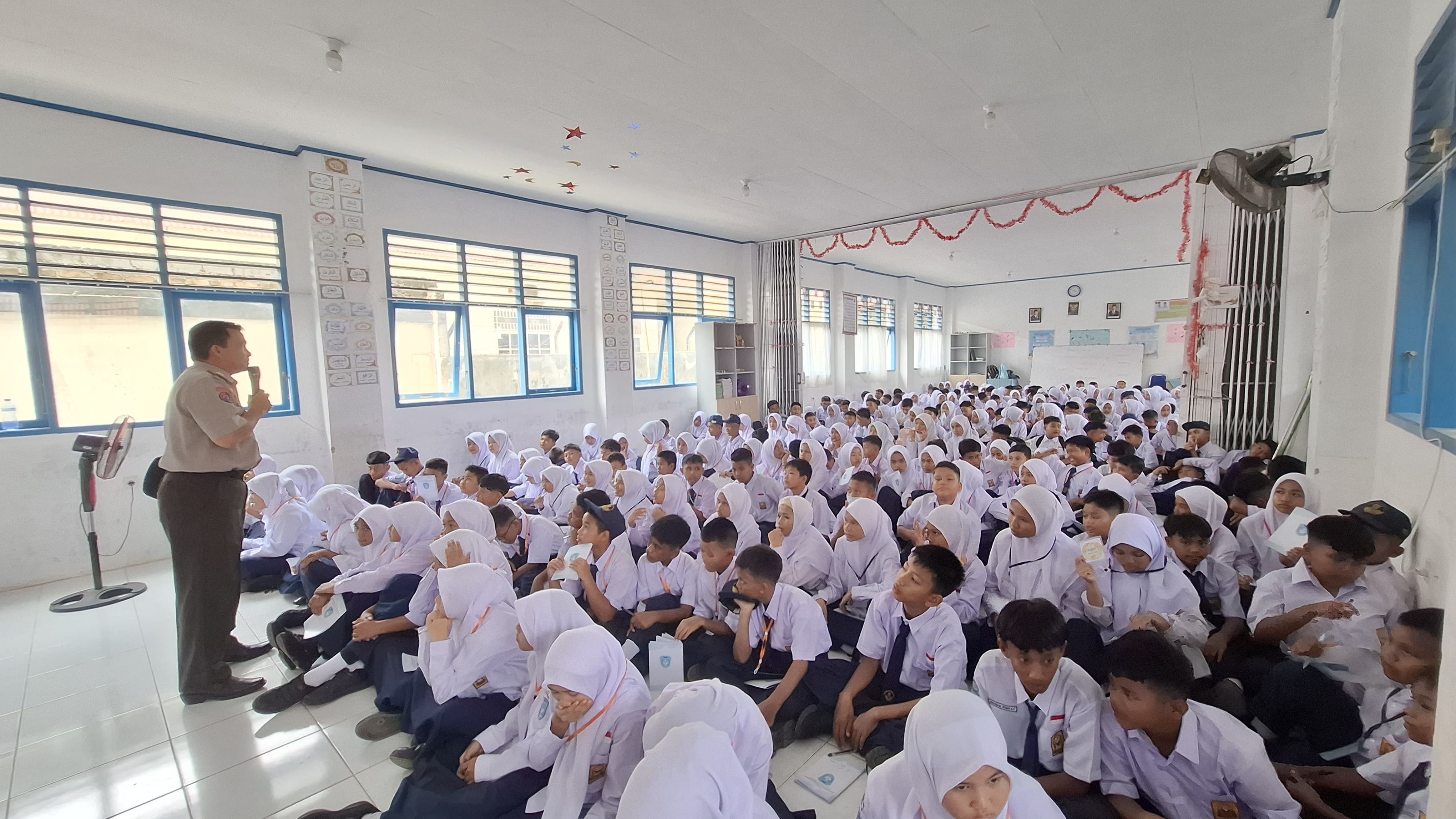 BPBD Kota Padang Berikan Edukasi Kebencanaan kepada Ratusan Peserta MPLS di Sejumlah Sekolah