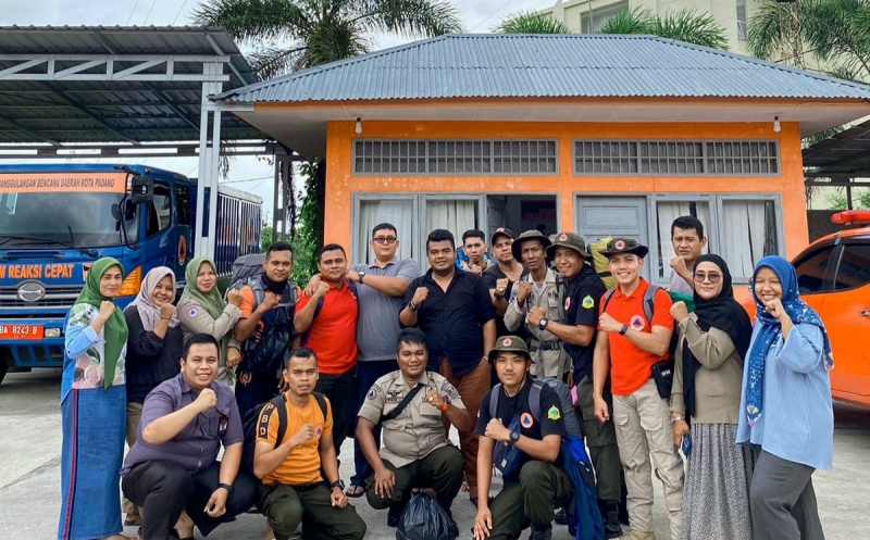 Tim BPBD Kota Padang Ikuti Lomba Lintas Alam di Ekowisata Padang Janiah