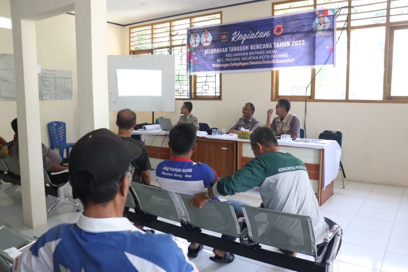 BPBD Kota Padang Membentuk Kelurahan Tangguh Bencana