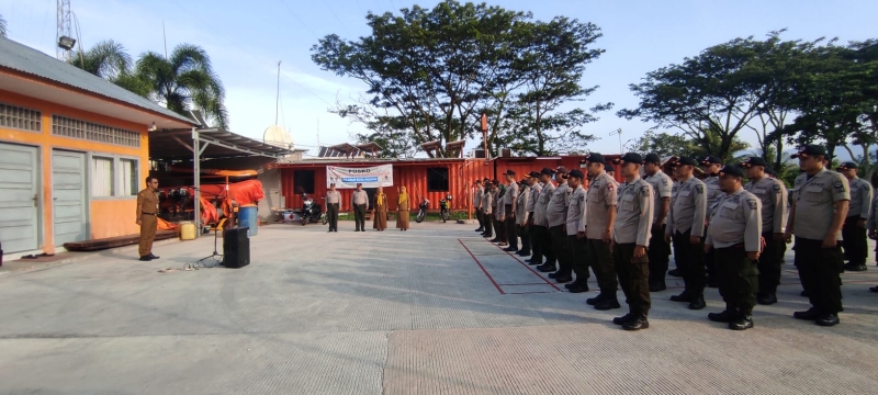 Apel Gabungan BPBD Kota Padang Pasca Libur dan Cuti Bersama Hari Raya Idul Fitri 1445 H