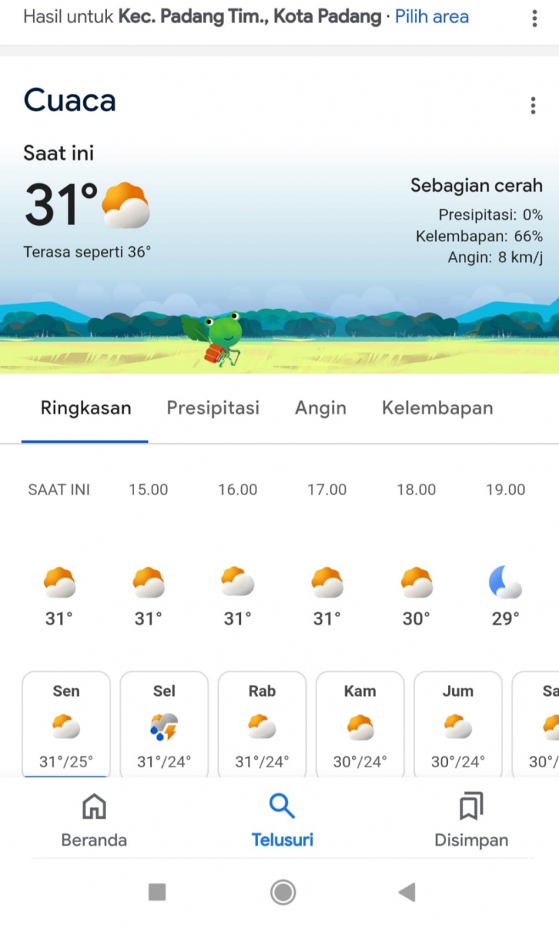 Cuaca Cerah Mencapai 31°c BPBD Kota Padang Menghimbau Antisipasi Bahaya Kebakaran Lahan