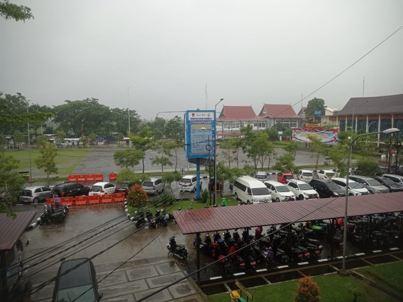 Hujan Merata di Kota Padang BPBD Himbau Warga Waspada dan Ikuti Informasi Resmi