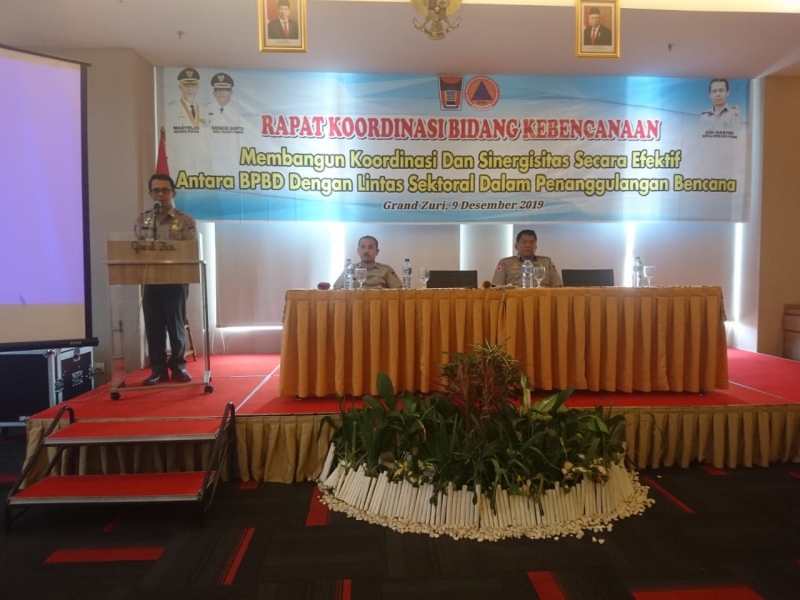 Rakor BPBD Kota Padang Tingkatkan Koordinasi Dan Komunikasi Penanggulangan Bencana